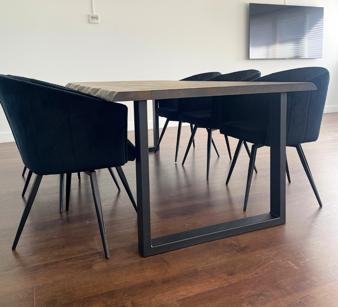 Eiken tafel boomstam - Louis